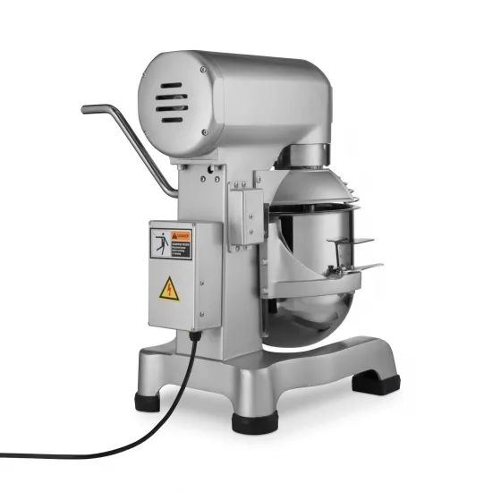 Planetary Mixer 30 Liters, 3 Speeds: 110 - 200 - 420 RPM, Metal Gears, Safety Guard