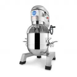 Planetary mixer 60L, 3 speeds: 74 - 150 - 288 revolutions per minute, safety switch