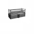 Grill Robata on Two Levels - Black