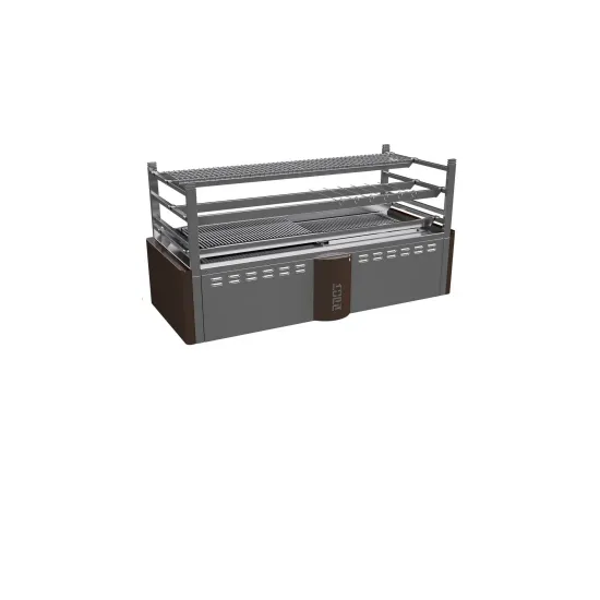 Grill Robata on Two Levels - Brown