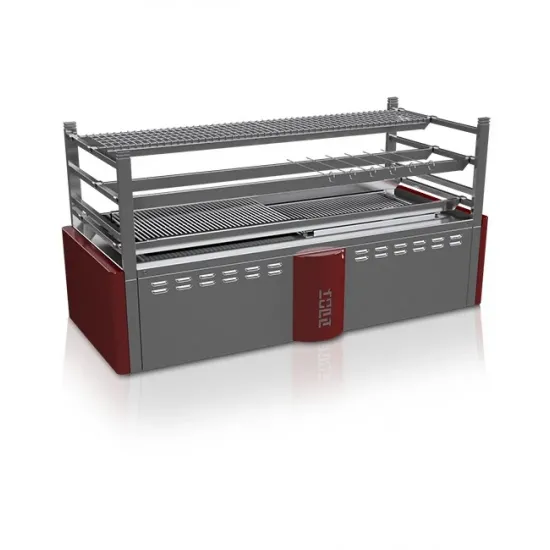 Grill Robata on Two Levels - Gray