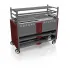 Robata grill on two levels with closed base – gray MasterChef 500