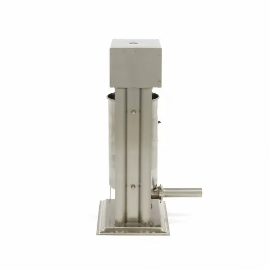Automatic Sausage Filler, 15L - Vertical - Stainless Steel - Includes Foot Pedal and Attachments