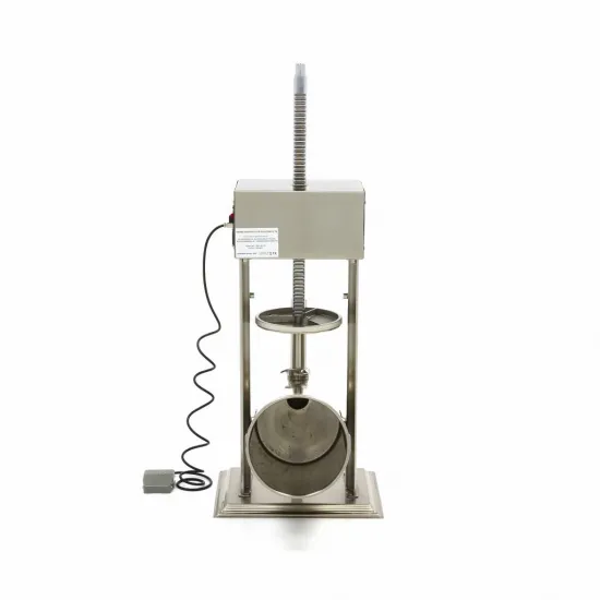 Automatic Sausage Filler, 15L - Vertical - Stainless Steel - Includes Foot Pedal and Attachments