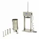 Automatic Sausage Filler, 15L - Vertical - Stainless Steel - Includes Foot Pedal and Attachments