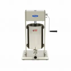 Manual Sausage and Churros Filler 12L - Vertical - Stainless Steel - Includes Attachments