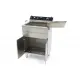 Electric Three-Phase Fryer 30 Liters - with Taps and Cabinet