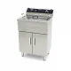 Electric Three-Phase Fryer 30 Liters - with Taps and Cabinet