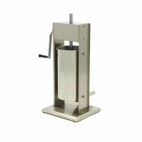 Sausage Filler Machine 15L - Vertical - Stainless Steel - Includes 4 Attachments