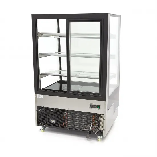 Refrigerated Display Case for Pastries 500 Liters - Black