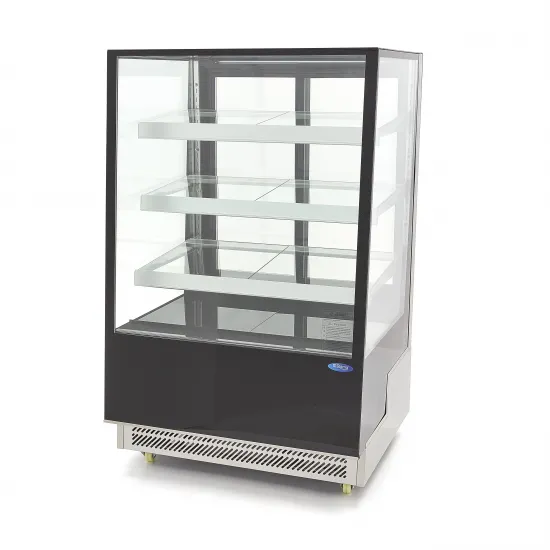 Refrigerated Display Case for Pastries 500 Liters - Black