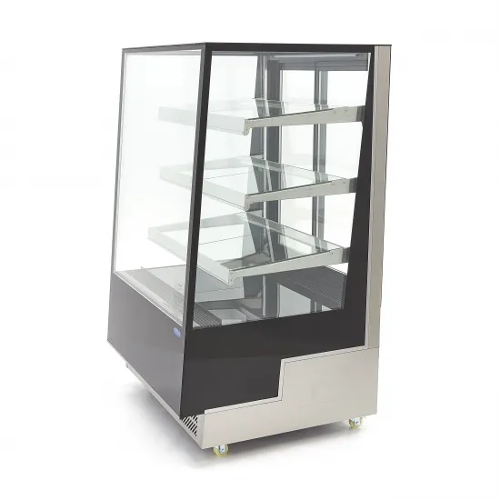 Refrigerated Display Case for Pastries 500 Liters - Black