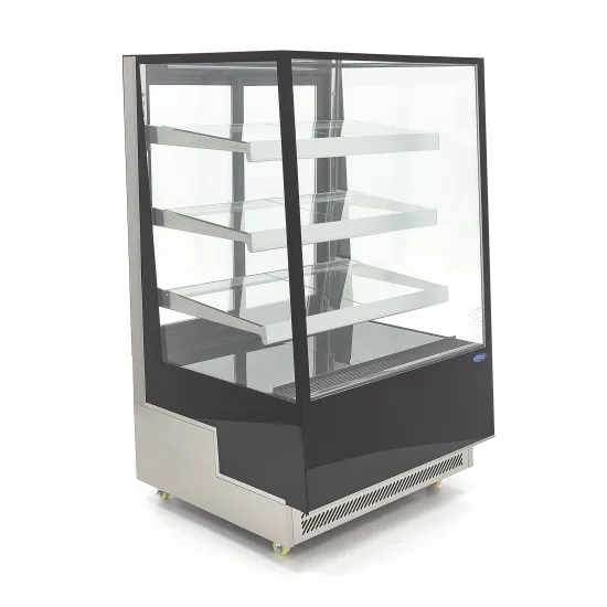 Refrigerated Display Case for Pastries 500 Liters - Black