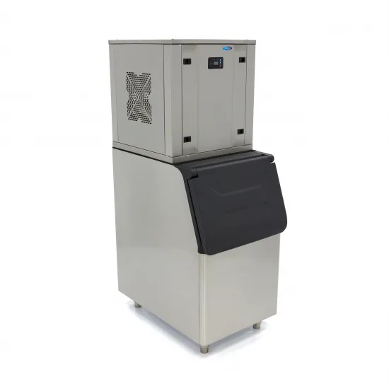 Ice Maker for Crushed Ice with a Capacity of 250kg per 24 Hours and Storage Capacity of 120kg - Water-Cooled