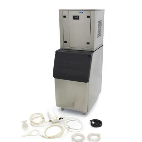 Ice Maker for Crushed Ice with a Capacity of 250kg per 24 Hours and Storage Capacity of 120kg - Water-Cooled