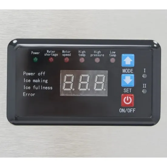 Ice Maker for Crushed Ice with a Capacity of 250kg per 24 Hours and Storage Capacity of 120kg - Water-Cooled