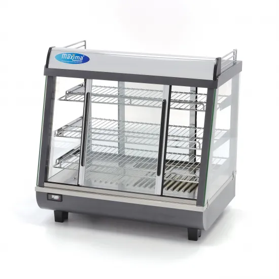 Heated Display Case 96 Liters, with 3 Levels