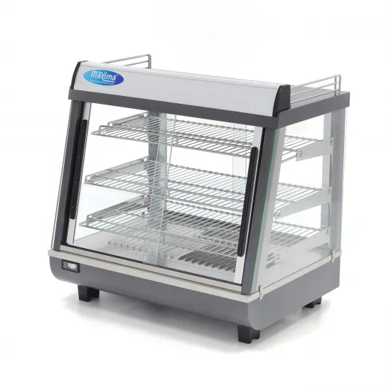 Heated Display Case 96 Liters, with 3 Levels