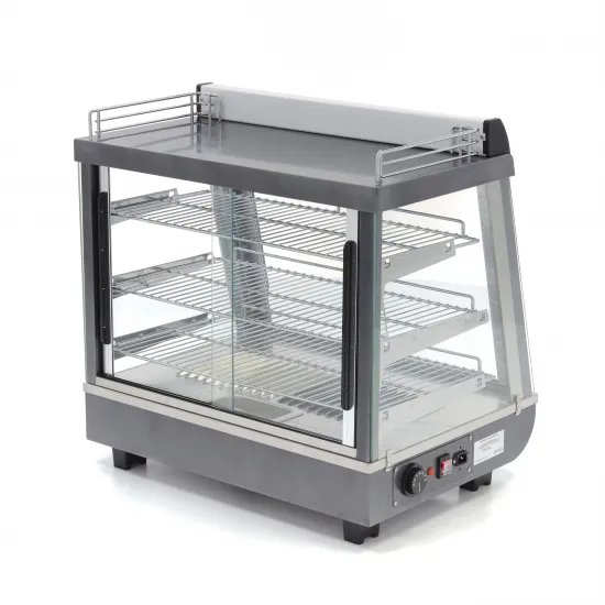 Heated Display Case 96 Liters, with 3 Levels