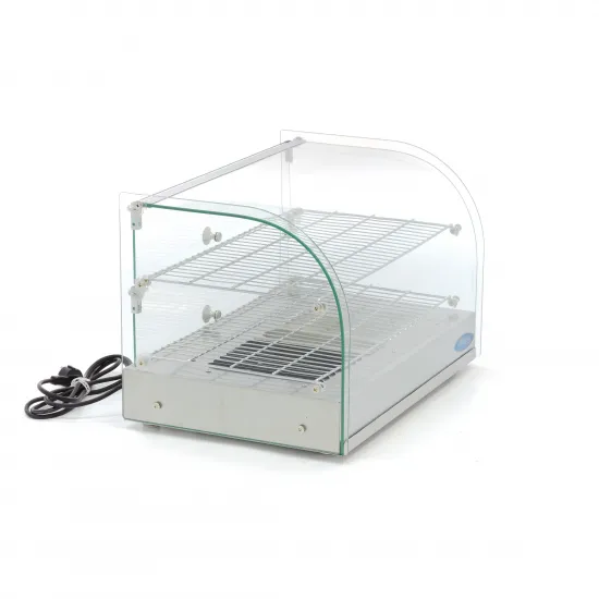 Heating showcase with 2 levels - 45 liters, 55 cm.