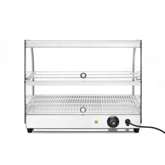 Heated display case up to +85 °C - 2 levels