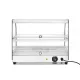 Heated display case up to +85 °C - 2 levels