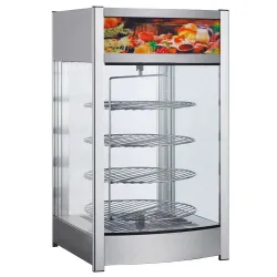 Refrigerated Display Case for Salads with Wood Motif for 4GN 1/1