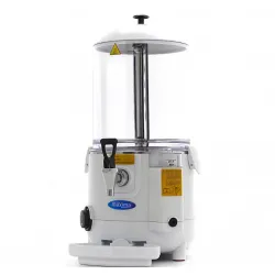 Hot Chocolate Dispenser - 10 Liters - White, with Tap